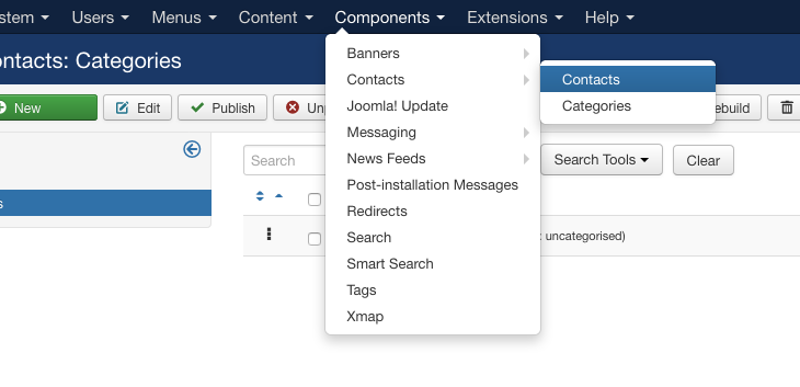 How to Create a Contact form in Joomla!
