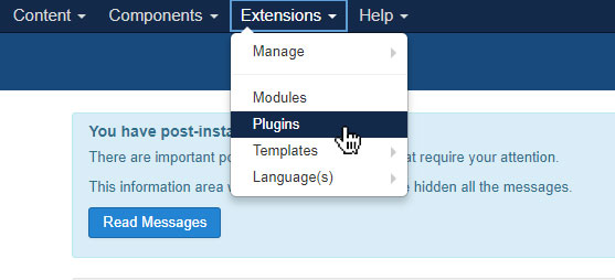 How to Turn Off Update Notification Icons in Joomla!?